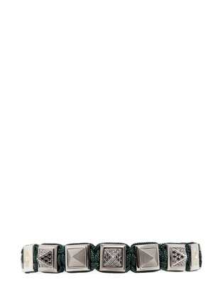 首图 - 点击放大 - SHAMBALLA JEWELS - 'Pyramid' diamond 18k gold bracelet