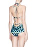 背面 - 点击放大 - MARA HOFFMAN - Geometric tribal print reversible triangle bikini top