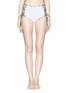 细节 - 点击放大 - MARA HOFFMAN - 'Harvest' reversible lace up high waist bikini bottoms