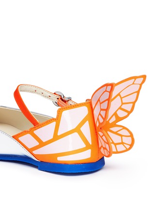 细节 - 点击放大 - SOPHIA WEBSTER - Chiara Mini儿童款立体翅膀造型平底鞋