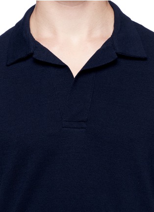 细节 - 点击放大 - ORLEBAR BROWN - 'Felix' mélange cotton piqué polo shirt