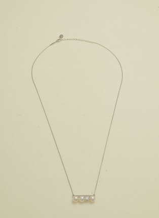 首图 –点击放大 - TASAKI - mounted diamond total0.5carats 18k white gold akoya pearls pendant TASAKI