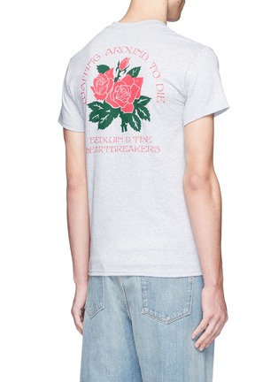 背面 - 点击放大 - BEDWIN & THE HEARTBREAKERS - Ralph玫瑰图案纯棉T恤