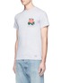 正面 -点击放大 - BEDWIN & THE HEARTBREAKERS - Ralph玫瑰图案纯棉T恤
