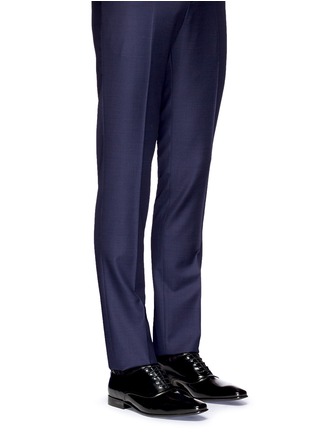 模特儿示范图 - 点击放大 - PAUL SMITH - 光滑真皮系带鞋