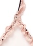 细节 - 点击放大 - FLEUR DU MAL - 'Lace Bondage' tulle triangle soft bra