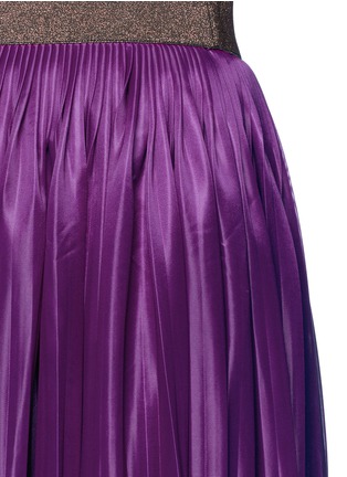 细节 - 点击放大 - VICTORIA BECKHAM - 单色百褶半身裙