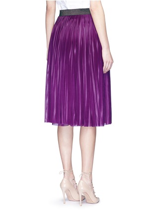 背面 - 点击放大 - VICTORIA BECKHAM - 单色百褶半身裙