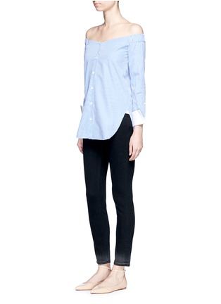 模特儿示范图 - 点击放大 - VICTORIA, VICTORIA BECKHAM - 水洗效果棉质牛仔裤