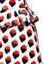 细节 - 点击放大 - VICTORIA, VICTORIA BECKHAM - 草莓图案褶饰半身裙