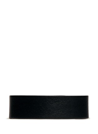 背面 - 点击放大 - VALENTINO GARAVANI - 'Rockstud' twist lock leather bracelet