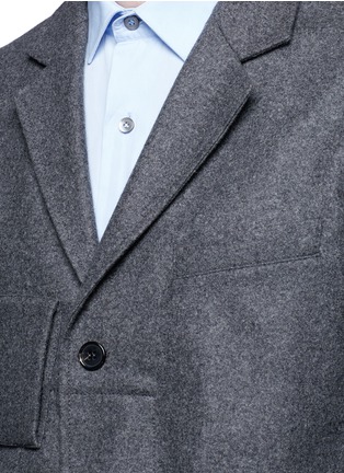 细节 - 点击放大 - MARNI - 两面穿混羊毛西服外套