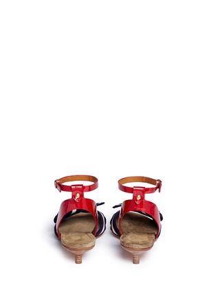 背面 - 点击放大 - ISABEL MARANT ÉTOILE - POLLY漆皮布质结饰露趾凉鞋