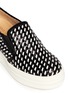 细节 - 点击放大 - PEDDER RED - Woven raffia platform slip-ons