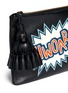 细节 - 点击放大 - ANYA HINDMARCH - 'Georgiana Phwoar!!' capra leather clutch