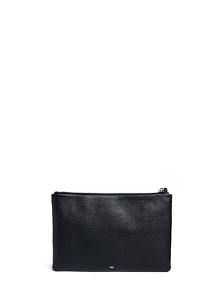 模特儿示范图 - 点击放大 - ANYA HINDMARCH - 'Georgiana Phwoar!!' capra leather clutch
