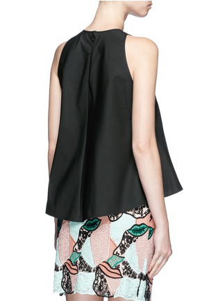 背面 - 点击放大 - GIAMBA - 五角星刺绣及蝴蝶结装饰A字形上衣