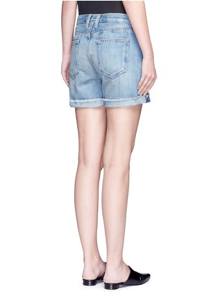 背面 - 点击放大 - CURRENT/ELLIOTT - THE BOYFRIEND磨破牛仔短裤