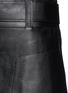 细节 - 点击放大 - 3.1 PHILLIP LIM - Leather A-line skirt
