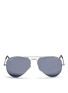 首图 - 点击放大 - RAY-BAN - 'Aviator Mirror' metal sunglasses