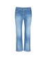 首图 - 点击放大 - VALENTINO GARAVANI - 'Rockstud Untitled 06' cropped straight jeans