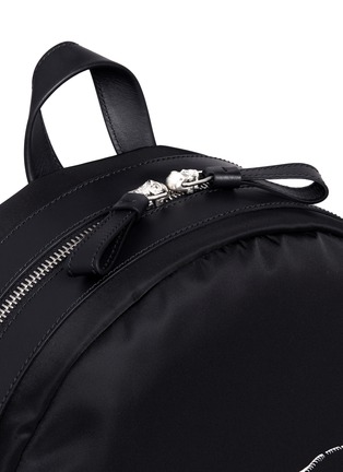 细节 - 点击放大 - ALEXANDER MCQUEEN - 骷髅老虎头图案双肩包