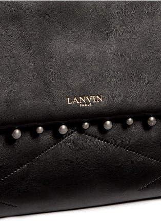 细节 - 点击放大 - LANVIN - 'Sugar' medium metal pearl quilted leather flap bag