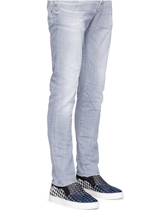 模特儿示范图 - 点击放大 - ASH - LARRY渐变编织平底便鞋