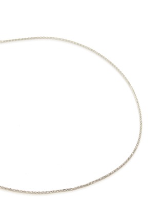 模特儿示范图 - 点击放大 - SAMUEL KUNG - 18k white gold 18" chain