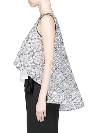 细节 - 点击放大 - MATICEVSKI - INTERSTELLAR星形刺绣伞状下摆上衣