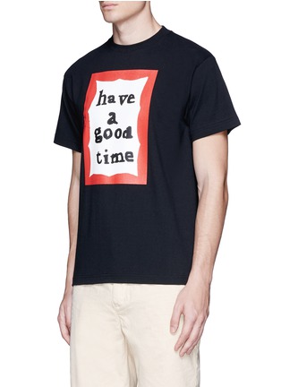 正面 -点击放大 - HAVE A GOOD TIME - 品牌标志纯棉T恤