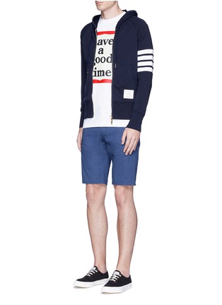 模特儿示范图 - 点击放大 - HAVE A GOOD TIME - 品牌标志纯棉T恤