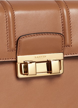 细节 - 点击放大 - LANVIN - JIJI小号风琴形真皮单肩包