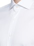 细节 - 点击放大 - LARDINI - 单色混棉衬衫