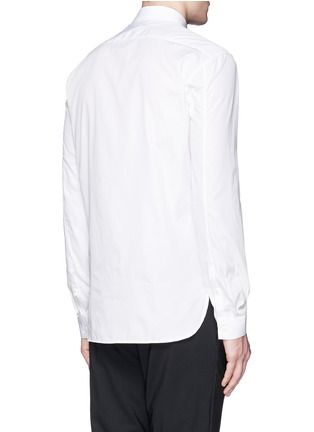 背面 - 点击放大 - NEIL BARRETT - 闪电图案纯棉衬衫