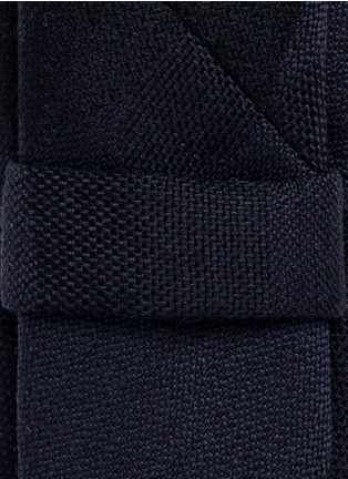细节 - 点击放大 - NEIL BARRETT - 暗迷彩印花羊毛领带