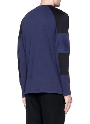 背面 - 点击放大 - NEIL BARRETT - 拼色纯棉T恤