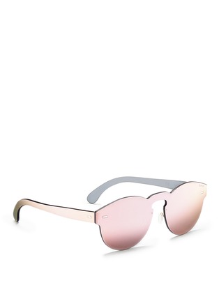 模特儿示范图 - 点击放大 - SUPER - Tuttolente Paloma中性款无框蔡司镜片太阳眼镜