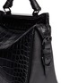 细节 - 点击放大 - 3.1 PHILLIP LIM - 'Ryder' small alligator leather satchel