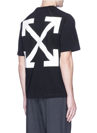 背面 - 点击放大 - MONCLER - x Off-White交叉箭头图案纯棉T恤