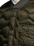 细节 - 点击放大 - MONCLER - FRANCK MA-1款绗缝羽绒外套