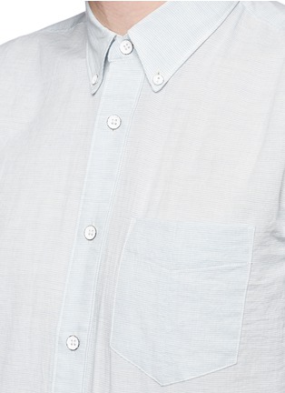 细节 - 点击放大 - RAG & BONE - 条纹纯棉衬衫