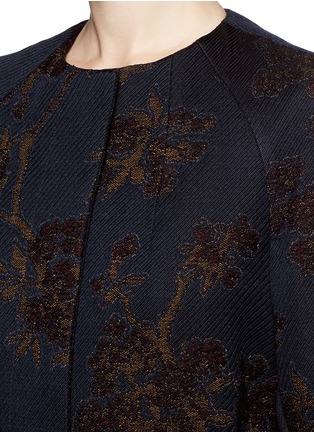 细节 - 点击放大 - DRIES VAN NOTEN - 'Richmond' floral jacquard patch pocket coat