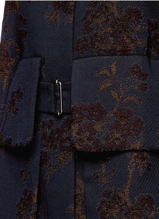 细节 - 点击放大 - DRIES VAN NOTEN - 'Richmond' floral jacquard patch pocket coat