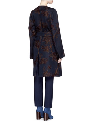 背面 - 点击放大 - DRIES VAN NOTEN - 'Richmond' floral jacquard patch pocket coat
