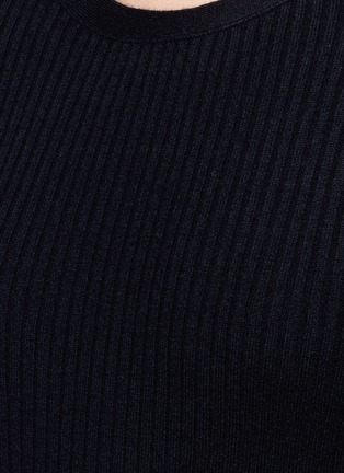 细节 - 点击放大 - MO&CO. EDITION 10 - 拼接设计羊毛针织连衣裙