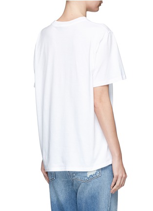 背面 - 点击放大 - ALEXANDERWANG - 品牌标志条形码拼贴纯棉T恤
