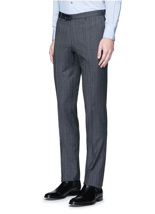 细节 - 点击放大 - LANVIN - ATTITUDE格纹羊毛西服套装