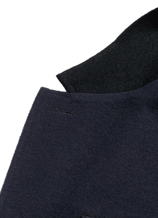 细节 - 点击放大 - LANVIN - 拼贴设计混羊毛西服外套