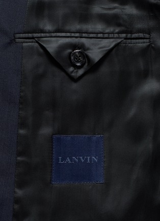  - LANVIN - 须边装饰单色羊毛西服外套